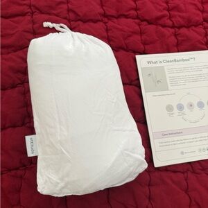 NWT Ettitude Signature Bamboo Flat Sheet Queen | Cloud